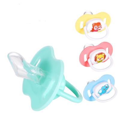 China Factory feeding baby products wholesale pacifier cartoon silicone sleep pacifier newborn baby comfort pacifier with cover for sale