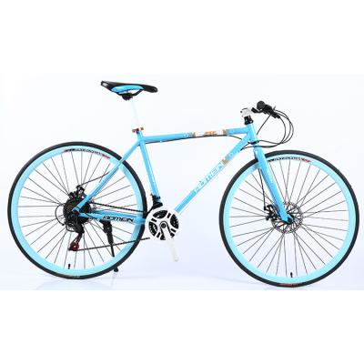 China Light Weight 21 Speed ​​Road Bike 26 Inch Double Disc Road Bike High Carbon Steel Bike for sale