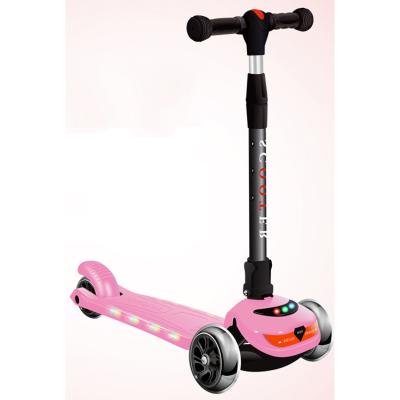 중국 Youth T Bar Kick Scooters/Kids Kids Balance With Wheels/PU Three Wheels Foot Pedal Kick Scooter Children's Kick Scooter -foot 판매용