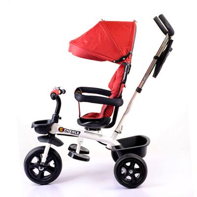 China Ride On Toy 2021 New Design Luxury Baby Tricycle/Blue Toddler Push Along Tricycle/Kids Bikes With Parent Handle en venta