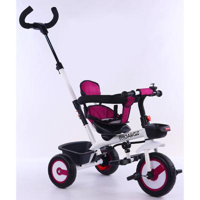 China ride on toy 4 IN 1 baby stroller baby stroller tricycle cheap kids push wholesale/trike cycles for baby tricycle en venta