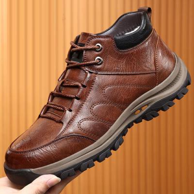 China New breathable spring mesh increasing single shoes cotton with the same style sports shoes thickened men's sports shoes for sale