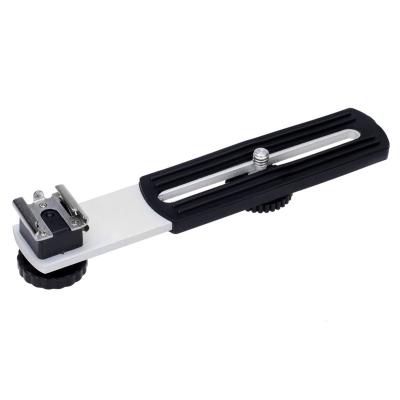 China Flashgun Flashgun Hot Shoe Digital DC Camera Arm Bracket Aluminum for sale