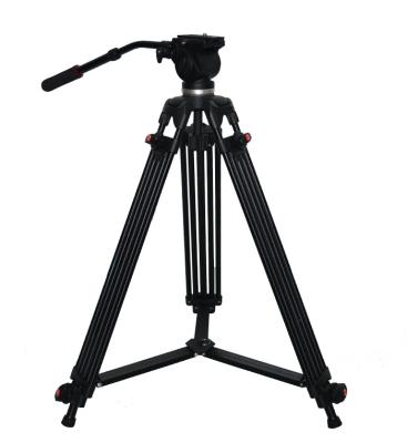 China Professional Aluminum Digital Camera Camera Video Tripod With Liquid Head for sale