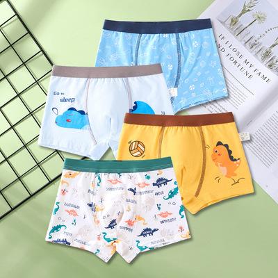 China M~3XL Thermal Factory Sell 95% Cotton 2~12Y Cartoon Classic Printing Boys Boxer Shorts Sale for sale