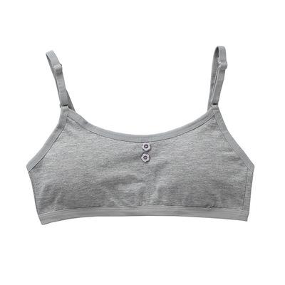 China Little Girls Antibacterial Comfortable Breathable Growth Period Soft Seamless Bra for sale