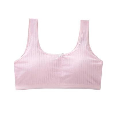 China High Quality Antibacterial Comfortable Breathable Cute Sports School Girls Bra for sale