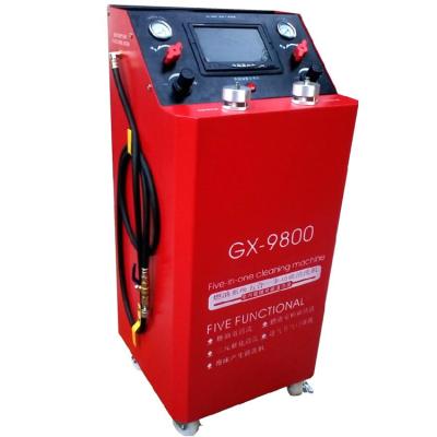 China GX 9800 five in one car engine fuel system cleaning machine GX 9800 for sale