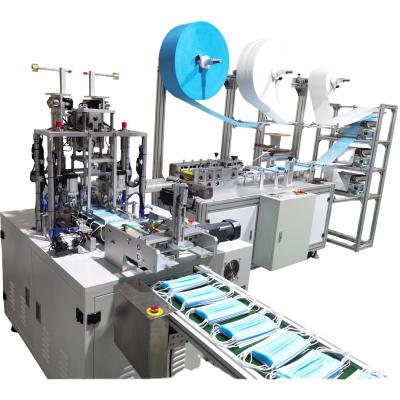 China High Production Efficiency 3ply Mask Making Machine High Speed ​​Available Face Mask Making Machine for sale