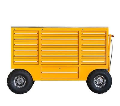 China Heavy Duty Steel Chest Trolley Cabinet met optionele laken mat en gepersonaliseerd logo Te koop