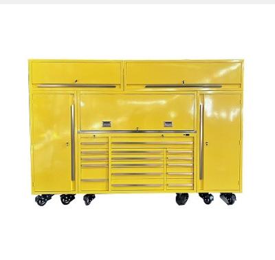 China Power Coated Trolley Tool Cart 73 Inch Tool Chests Workshop Garage Modular Combined Tool Cabinet for sale