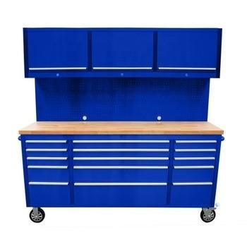 China 72 Inch Stainless Steel Heavy Duty Tool Cabinet for Workshop Equipment Storage Needs for sale