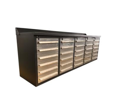 China Multi Drawers Optional Heavy Duty Metal Office Storage Cabinet for Garage Store Tools for sale