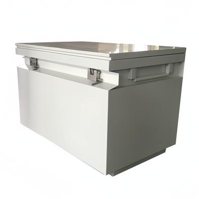 China White Metal Steel Job Site Cabinet Tool Box with Hasp Lock System and Handles Heavy Duty for sale