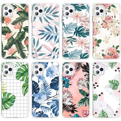 China Fashion shockproof pattern design mobile cases for iphone 11 12 13 soft transparent tpu UV printing phone cases wholesale for sale