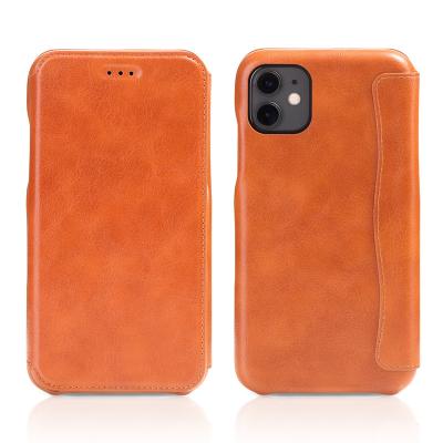 China Shockproof mobile cover shell for 11 12 13 iphone xs xr card slot PU leather phone case new wallet max flip for sale