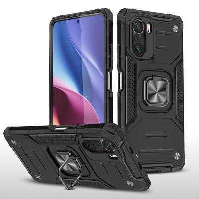 China Shockproof Military Grade Kickstand Shockproof Case For Xiaomi Redmi K40 pro plus MI 11i 11X Cell Phones Case For Poco F-3 Case for sale