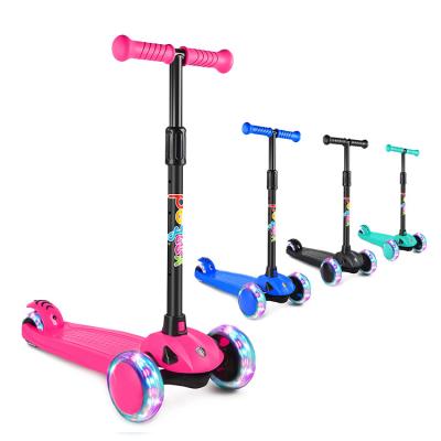 China Hot Selling Youth Portable Foldable Kids Kick Scooters Foot Scooters Three Wheels Scooters For Kids for sale