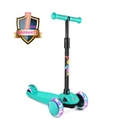 China Amazon Hot Sale Youth Folding Kick Kick Scooters Three Wheels Height Adjustable Scooters For Kids for sale