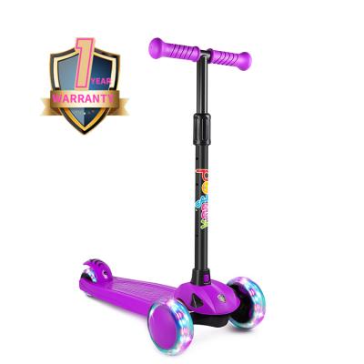 China High Quality Kids Toy Girl Toddler Boy Baby LED Youth Three Wheel Kick Scooter For Children for sale