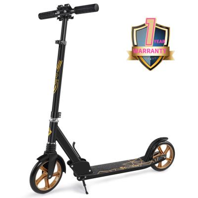 China 2022 Child Adult 2 Wheels Aluminum Adjustable Foldable Kick Scooter 200mm for sale