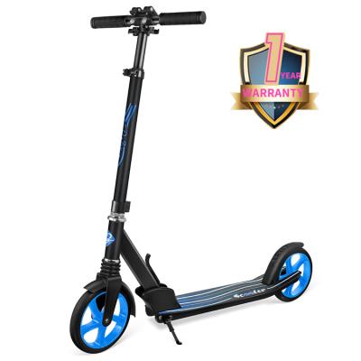 China Child 200mm Big PU Wheels Kick Scooter Foldable Kick Scooter For Adult for sale