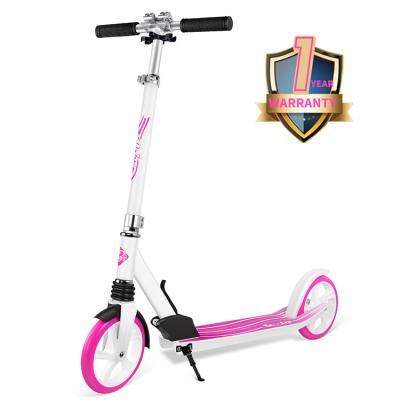 China Child 200mm Big Wheel Kick Scooter 2 Wheel Folding Foldable Adult Scooter for sale