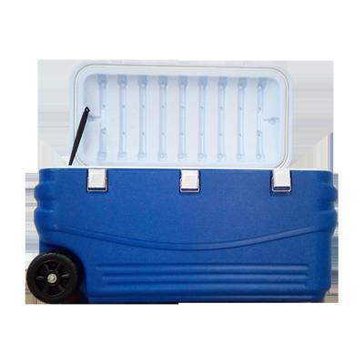 China Food Blower Puffs 100L PU Insulation Cooler Box for sale