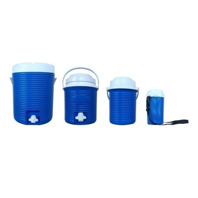 China Portable plastic insulated CANS water cooler ice jugs, bucket for beer, wine, camping, party use for sale