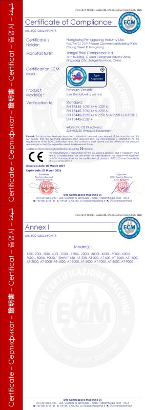 CE - Dongguang Fengguang Mechanical Equipment Technology Limited