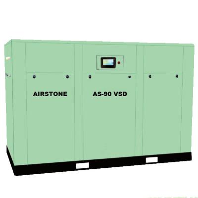 China Airstone AS-250BD 185kw 250hp 415v 50hz Lubricated Two Stage Screw Aircompressors For Sale for sale