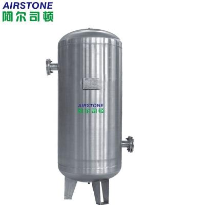 China Use for compressor system high quality stainless steel 8bar 10bar 600L 1000L compressed air tank for sale