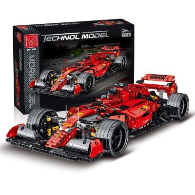 China DIY TOY Mork 023005 RSR F1 Racing Car Sports Vehicle Bricks & Model Creation Creative Super Super Toys Stem Toys Kit Kid DIY Toys for sale