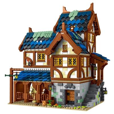 China DIY TOY New Urge 50105 Streetview Series Medieval City Lego Blocks Stable City Horse House Model Toys Brick Toy Building Kid Toys for sale