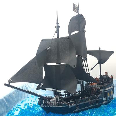 China Eco-Friendly Material IN THE STREAM Go Caribbean Pirate Black Pearl Ship Building Blocks with 4184 for sale