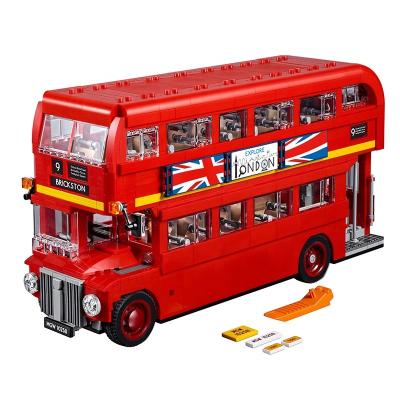 China Eco-Friendly Material IN RUNNING Brick Toy London Bus 10258 Building Blocks for sale