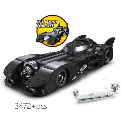 China The Eco-Friendly Material In Super Heroes 1989 Decool Batmobile Running Car Building Block 76139 The Ultimate Batnobile for sale