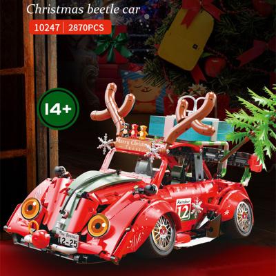 China Super Christmas Car Model 10247 Building Blocks MOC Eco-friendly Material Bricks Toy For Christmas Gift for sale