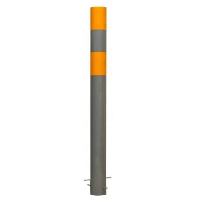 China Pavement Security Top Street Safety Carbon Steel Surface Rank Warning Bollards For Driveways for sale