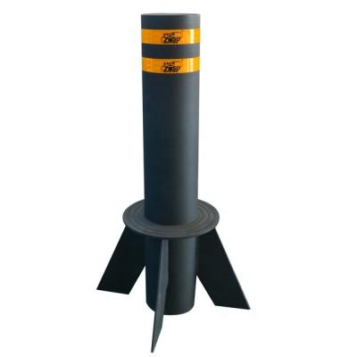 China 2021 Fixed Carbon Steel Q235 New Arrival ZASP Q235 High Security In-ground Bollard for sale