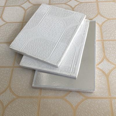 China Artistic Ceilings Plasterboard PVC Laminated Gypsum Ceiling Tiles 600x600 for sale