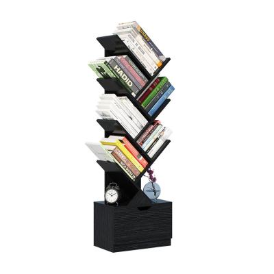 China 2021 new design personality home furniture industrial vertical tree shelf extendable with drawer for sale