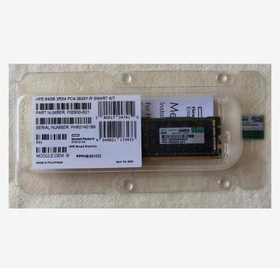 Китай Обновьте память сервера с помощью 64 ГБ HPE 2RX4 PC4-2933Y-R SMART KIT P00930-B21 продается