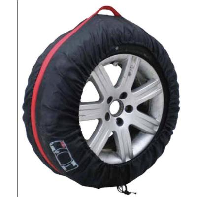 China 4Pcs/set Tire Cover Spare Tire Cover Case Winter And Summer Car Tire Storage BagsTire Tote Bag For Amazon for sale