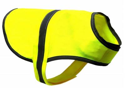 China Hi-Strength Reflective Safety Dog Vest Fluorescent Dog Reflective Gear Sizes To Fit Small Medium Large for sale