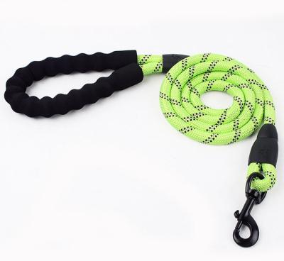 China Reflective Nylon EVA Pet Dogs Reflective Safety Arms Leads Pull Rope Pets Dog Leash And Handle Print Padded Base OEM for sale