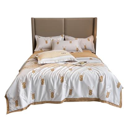 China King Size Summer 15% Anti-Static Wholesale Luxury Cotton DXL Flat Sheet 4pcs Bedding Sets for sale