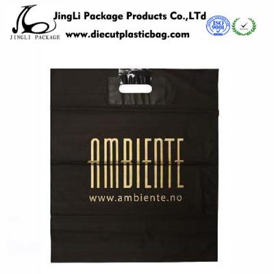 China Customized Degradable Die-Cut Plastic handle Bags with 0.12mm Thickness for sale