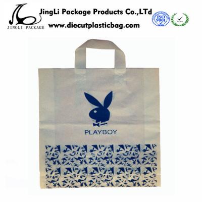 China Las bolsas del Libro Blanco imprimieron el bolso del regalo del HDPE con las manijas de la cuerda para hacer compras en venta