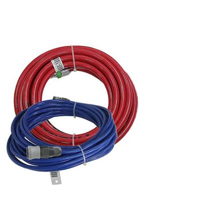 China High Quality Flexible Pure Elastic Rubber Tube Hose Silicone Red Blue Air Hoses Blue PVC Braided Air Hoses for sale